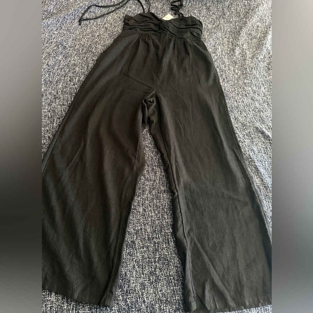 Old Navy Black Adjustable-Strap Jumpsuit – Size Small (NWT) - Picture 2 of 11